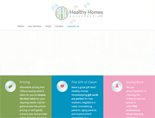 Tablet Screenshot of healthyhomesutah.com